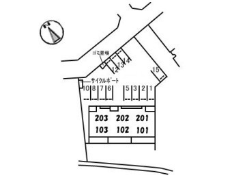 【区画図】 | シャーメゾン坪生南