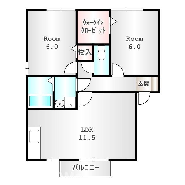 メゾンベール　Ａの間取り|他社様掲載物件もまとめてご紹介、ご案内可能です(^^)/