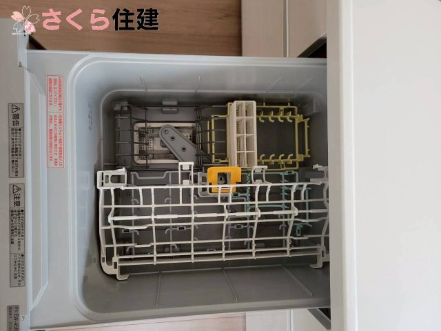 LIGARE　下都賀郡壬生町40期　2号棟のキッチン|食洗器付き