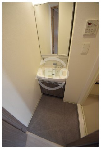 ララプレイス玉造パルクの洗面所|ララプレイス玉造パルク　洗面脱衣所