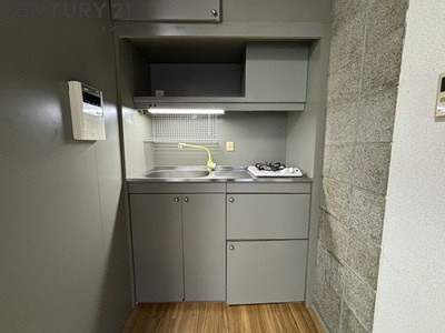ガスコンロ付で機能的なキッチンです！