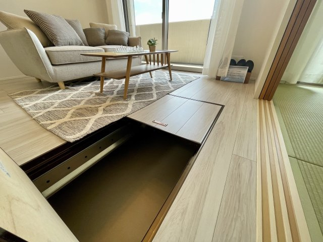 コアマンションルネス九品寺の収納|床下収納も備わっていますので荷物が多くても安心です。