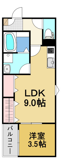 【間取り】 | LE COCON 四日市Ⅶ