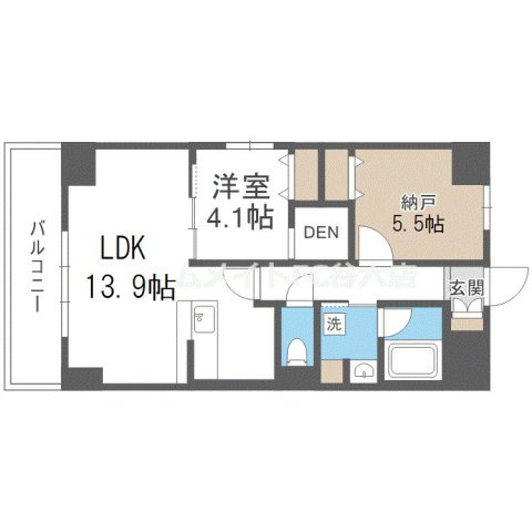 【間取り】 | ベルンガーデン勝山北 