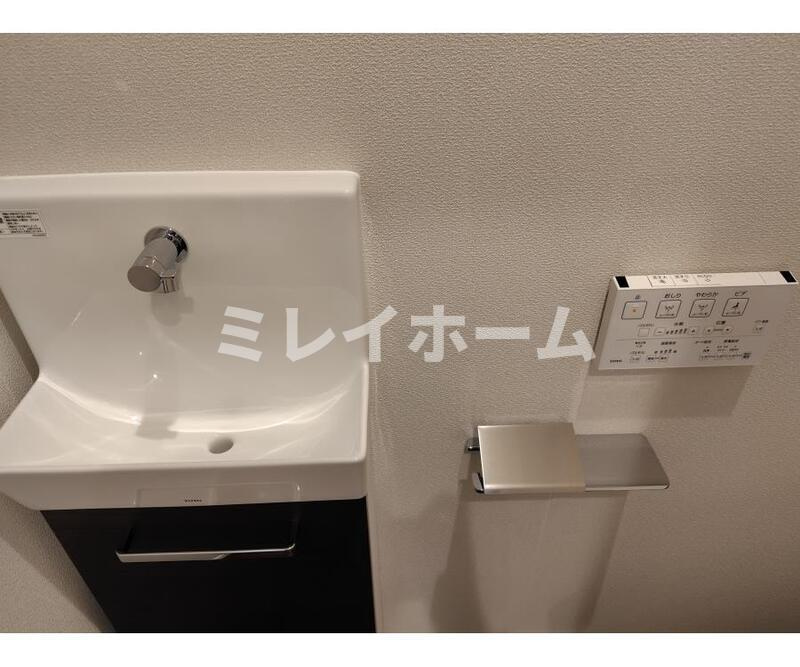 フルール池上の洗面所