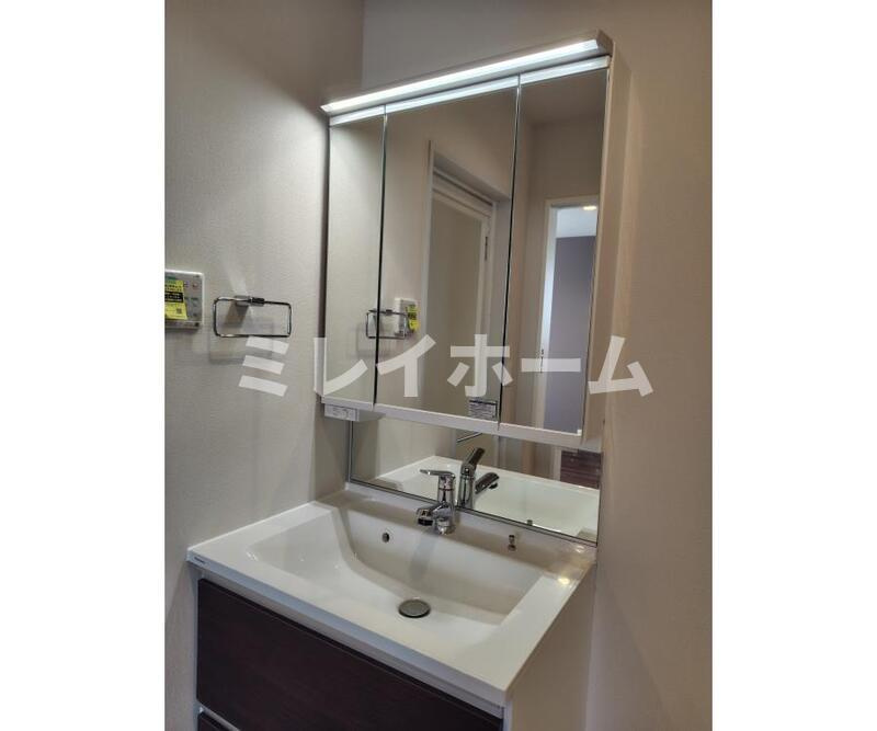 フルール池上の洗面所