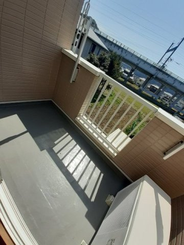 アルカディアＫ　Ⅱのバルコニー