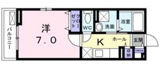 sunny tierra 仲蔵の間取り