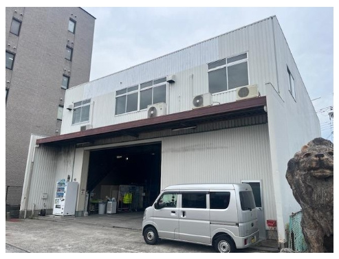 草津市大路2丁目事務所倉庫の外観