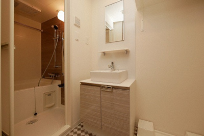 【独立洗面台】 | MELDIA CREST NAMBA SOL TERRACE | 朝の身支度には欠かせない独立洗面化粧台