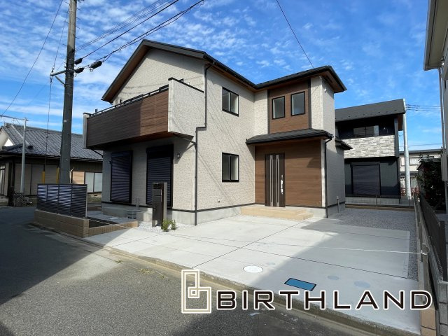 新築戸建・建売　本庄市下野堂　本庄南小・本庄南中の外観パース|＜2号棟＞玄関吹抜け4LDK！完成いたしました！