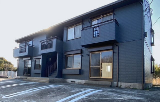 【千葉県】東金市　一棟売アパートの外観