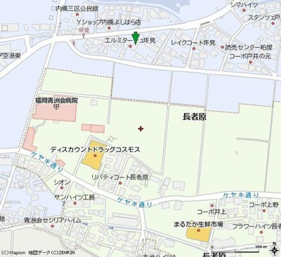 【地図】 | エルミタージュ坪見弐番館Ｆ棟 | 地図