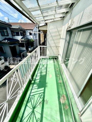 岸部南テラスハウスのバルコニー