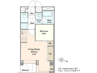 【間取り】 | 菱和パレス西麻布 | 間取図です