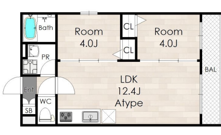 AVANTIO Clairの間取り