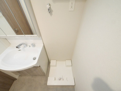 【設備】 | ブランシエスタ天満 | 洗濯機置き場です。