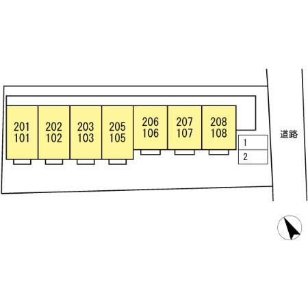 マロン・クレール　の区画図