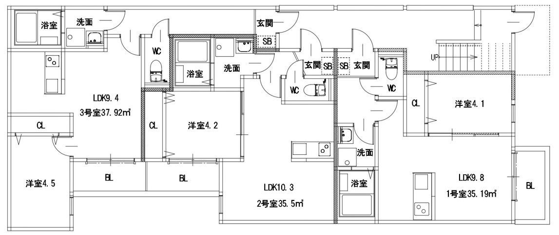 フェリナリュクスの間取り