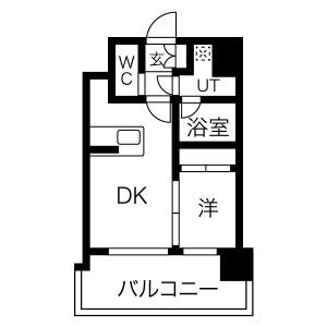 ラエスパシオ箱崎の間取り