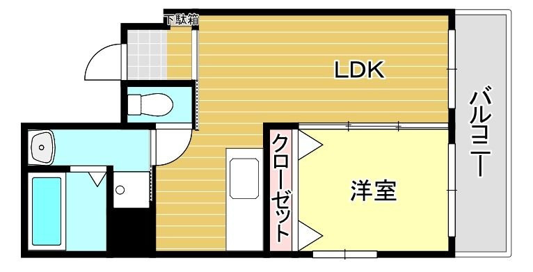 グランディ県庁前の間取り