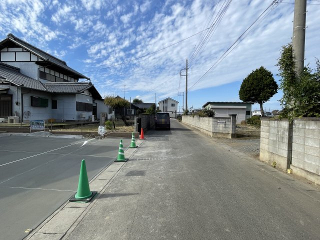 新築戸建・建売　本庄市今井　本庄南小・本庄南中の前面道路含む現地写真