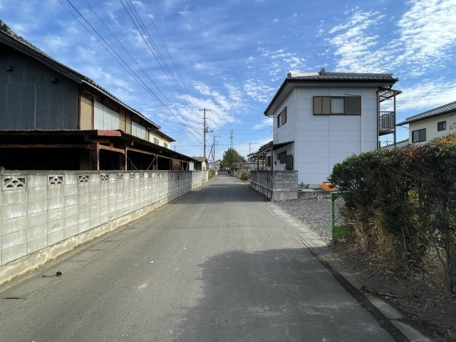 新築戸建・建売　本庄市今井　本庄南小・本庄南中の前面道路含む現地写真
