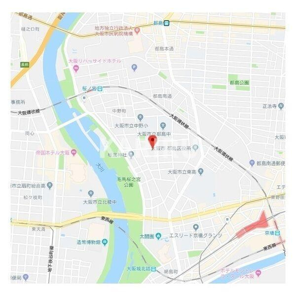 ラグゼ桜ノ宮の地図