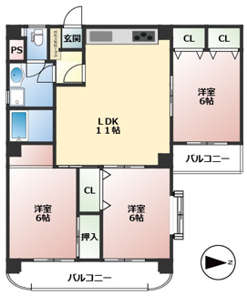 【間取り】 | グランド吹上