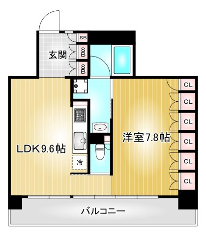 アーデン泉プレミア|名古屋市の賃貸ならMy賃貸の間取り|アーデン泉プレミア