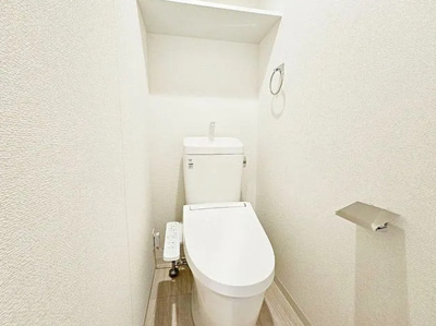 【トイレ】 | ソルテラスOSAKA緑橋クレアスト | シンプルで使いやすいトイレです