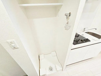 【設備】 | ソルテラスOSAKA緑橋クレアスト | 洗濯機置き場です