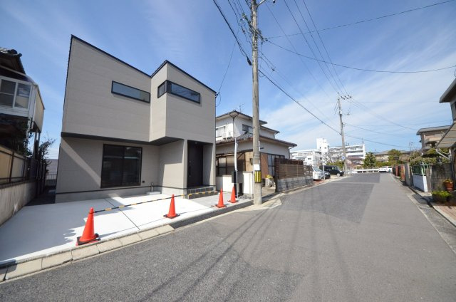 井口4丁目の前面道路含む現地写真