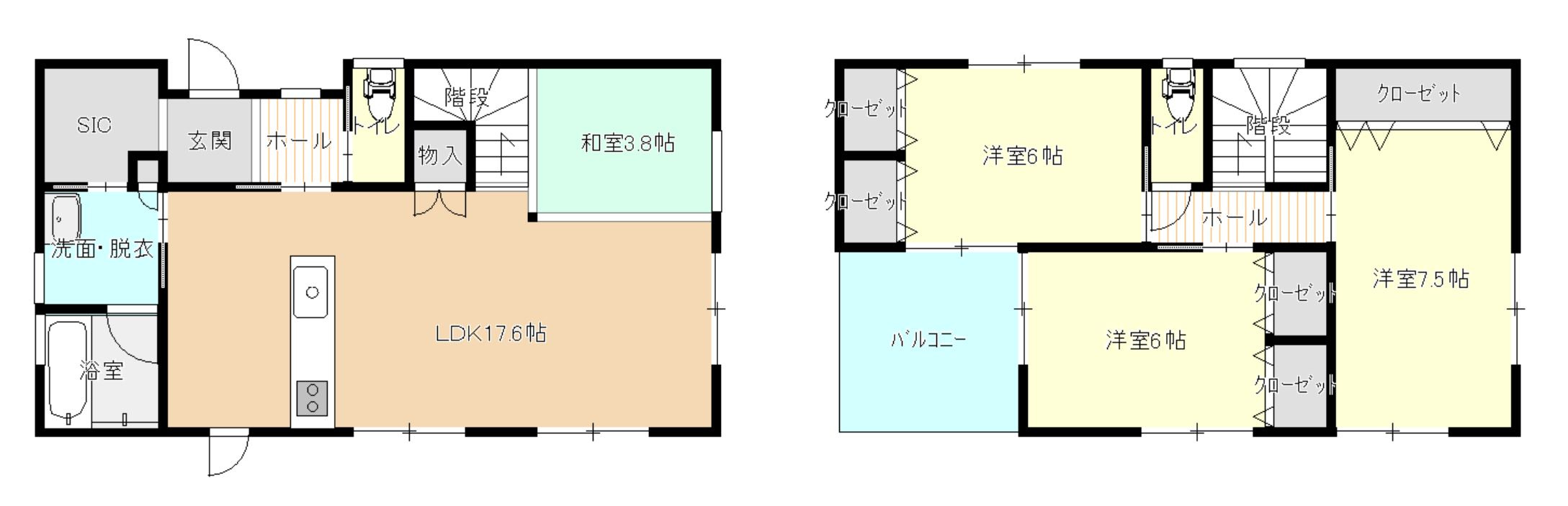 伴東三丁目の間取り|AL伴駅徒歩5分の平地です