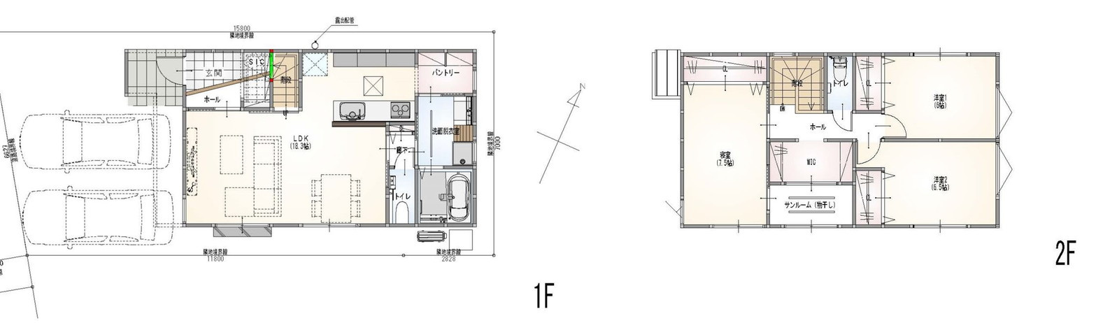 中山中町の間取り