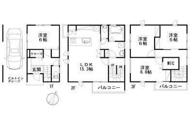東原三丁目の間取り|AL西原駅徒歩9分