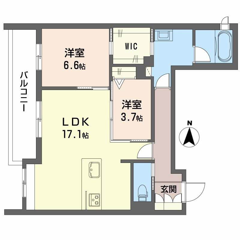 シャーメゾン コートの間取り