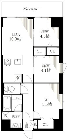 東京マンションの間取り