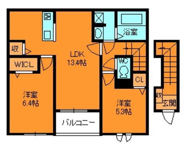 カーサリンドペロー1の間取り