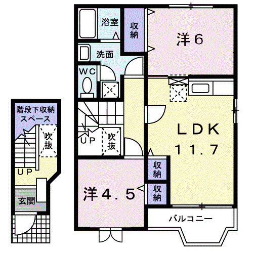 リバーサイド．Ｋ．笹原の間取り