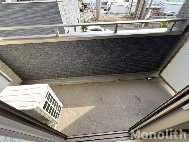 グランディール鳳のバルコニー