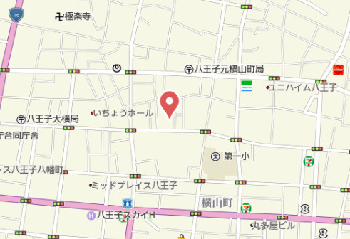 祝　成約済み　グレンモア八王子本町　八王子市　中古マンションの地図|～仲介手数料無料☆八王子ひなた不動産～グレンモア八王子本町
