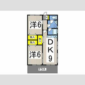 希望荘の間取り