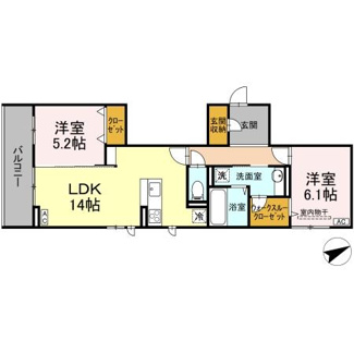 【間取り】 | D's LIEN (ディ-ズリアン)C