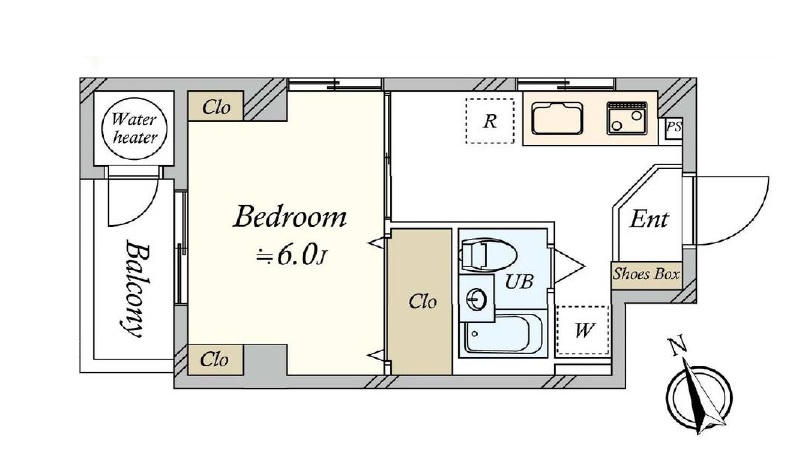 近鉄ハイツ高田馬場の間取り