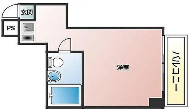 【間取り】 | ライオンズマンション東池袋 | 人気エリアのオートロック・エアコン付きのワンルーム。投資用にもおススメです。