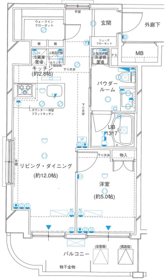 【間取り】 | ライフレビュー横濱関内パークフロント