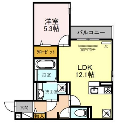 ル・コフレ深江橋の間取り