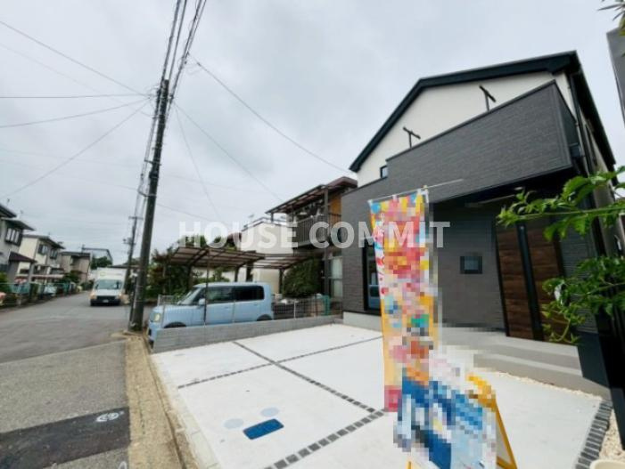 中台１１期　新築全１棟の前面道路含む現地写真