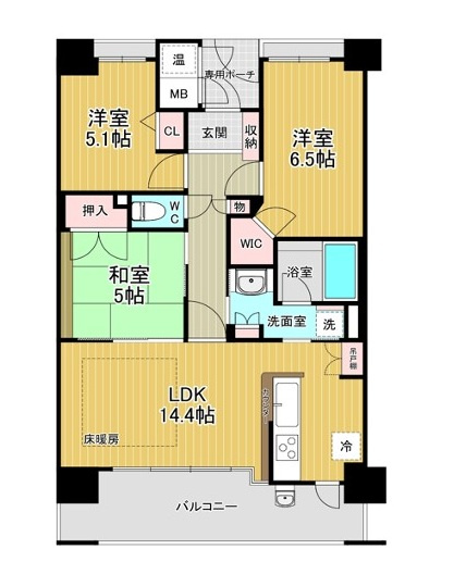 クレアガーデン守口ラヴィスの間取り|間取り図はいかがですか？ご希望を叶える間取りですか？リビングの広さは？水回りの位置は？カウンターキッチン？など色々な情報が集約されています。弊社ではリフォームなどのご相談も承っております。